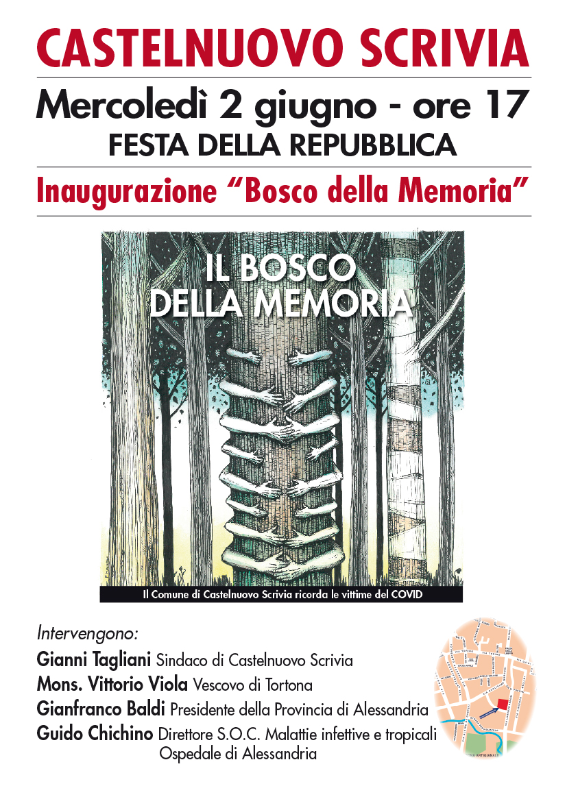 Inaugurazione del primo Bosco in memoria dei morti per il Covid